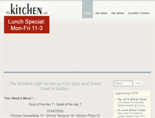 Tablet Screenshot of kitchencafedallas.com